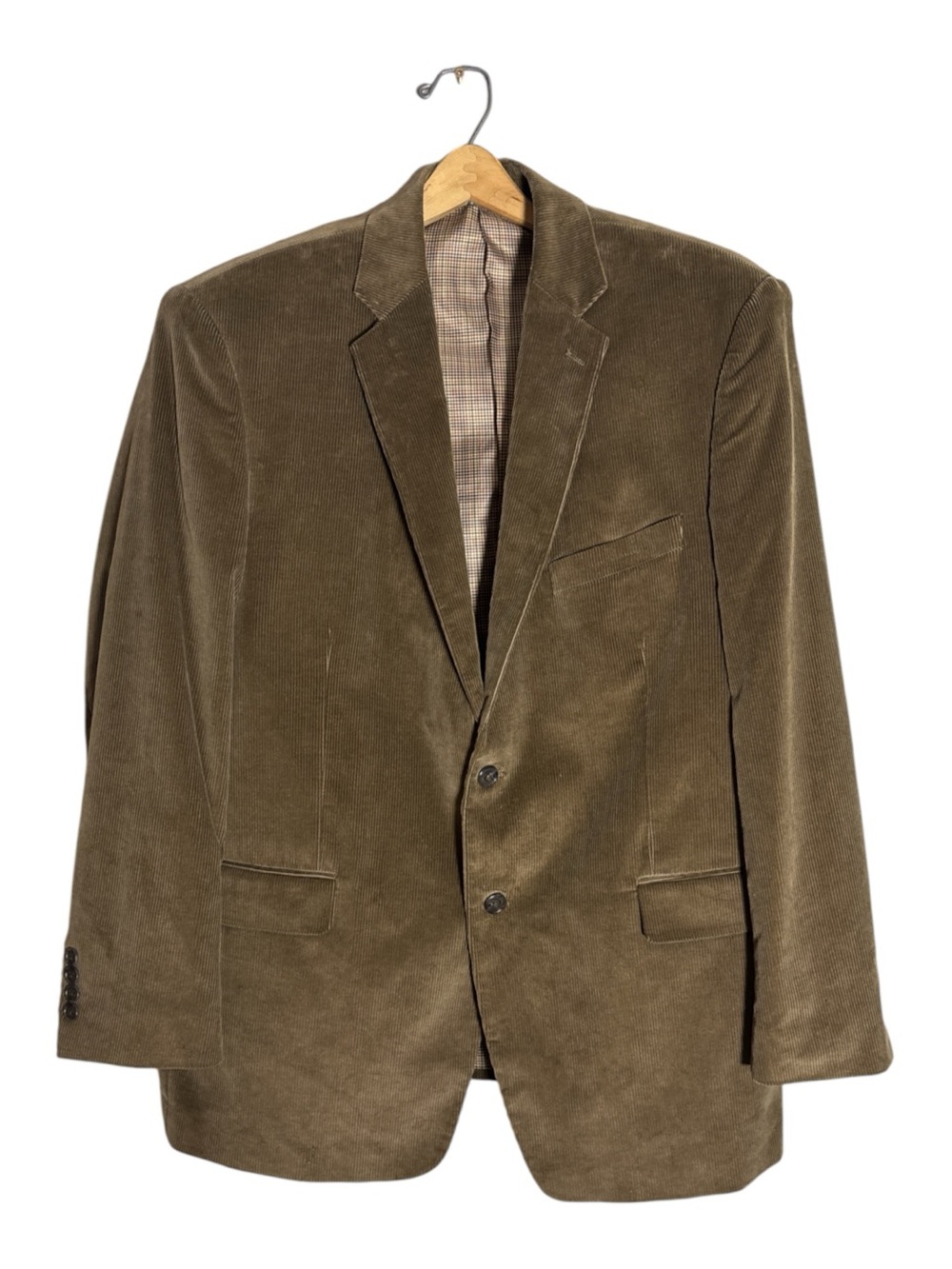 Saddlebred Men's Corduroy Blazer Sport Coat | Dark Academia Grandpacore | 48R